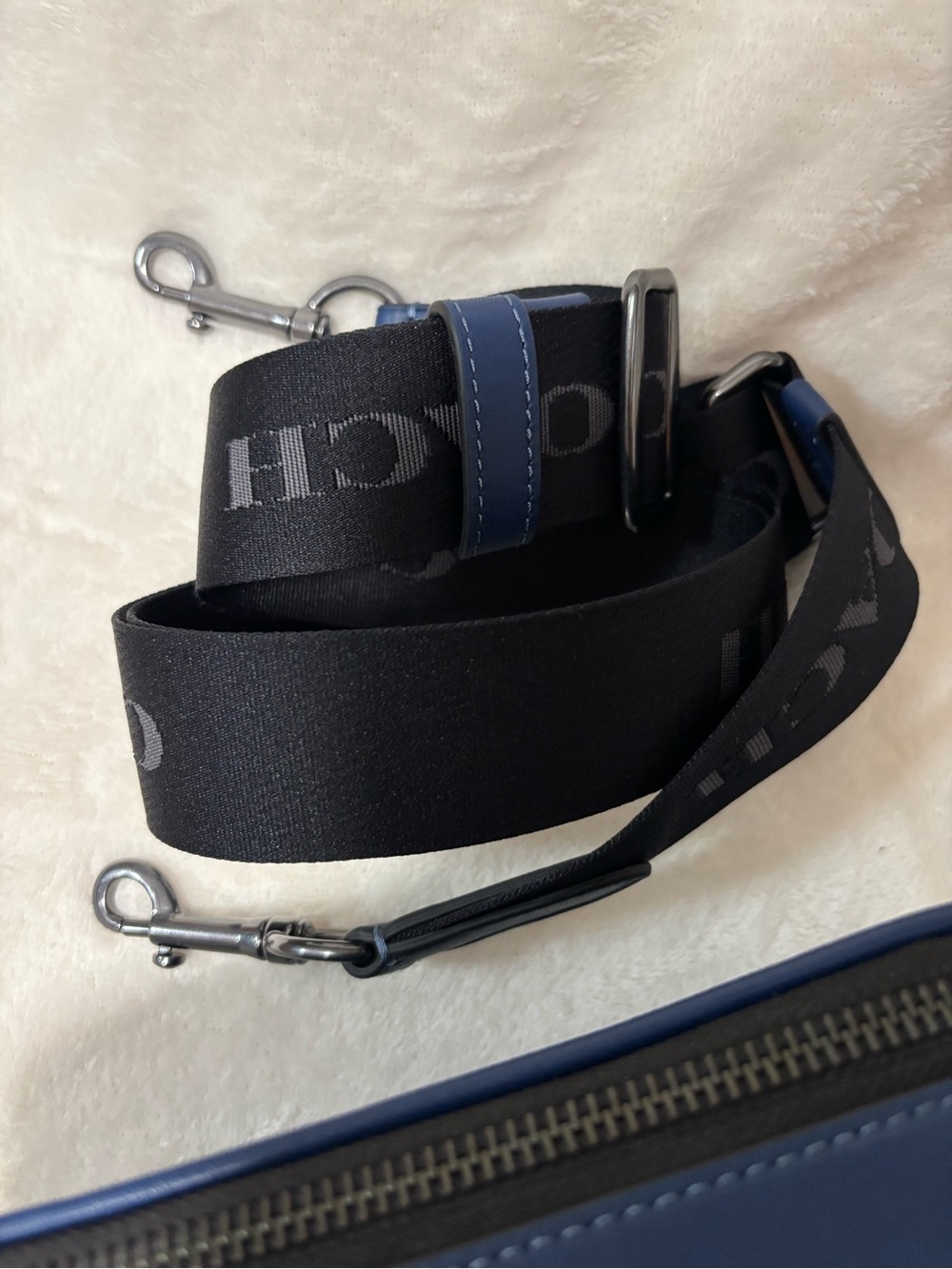 COACH Wyatt Denim Crossbody Bag CBG14 - Picture 8 of 13